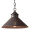 Stockbridge Light with Star in Kettle Black Tin - 12" Diameter - Irvin's Tinware